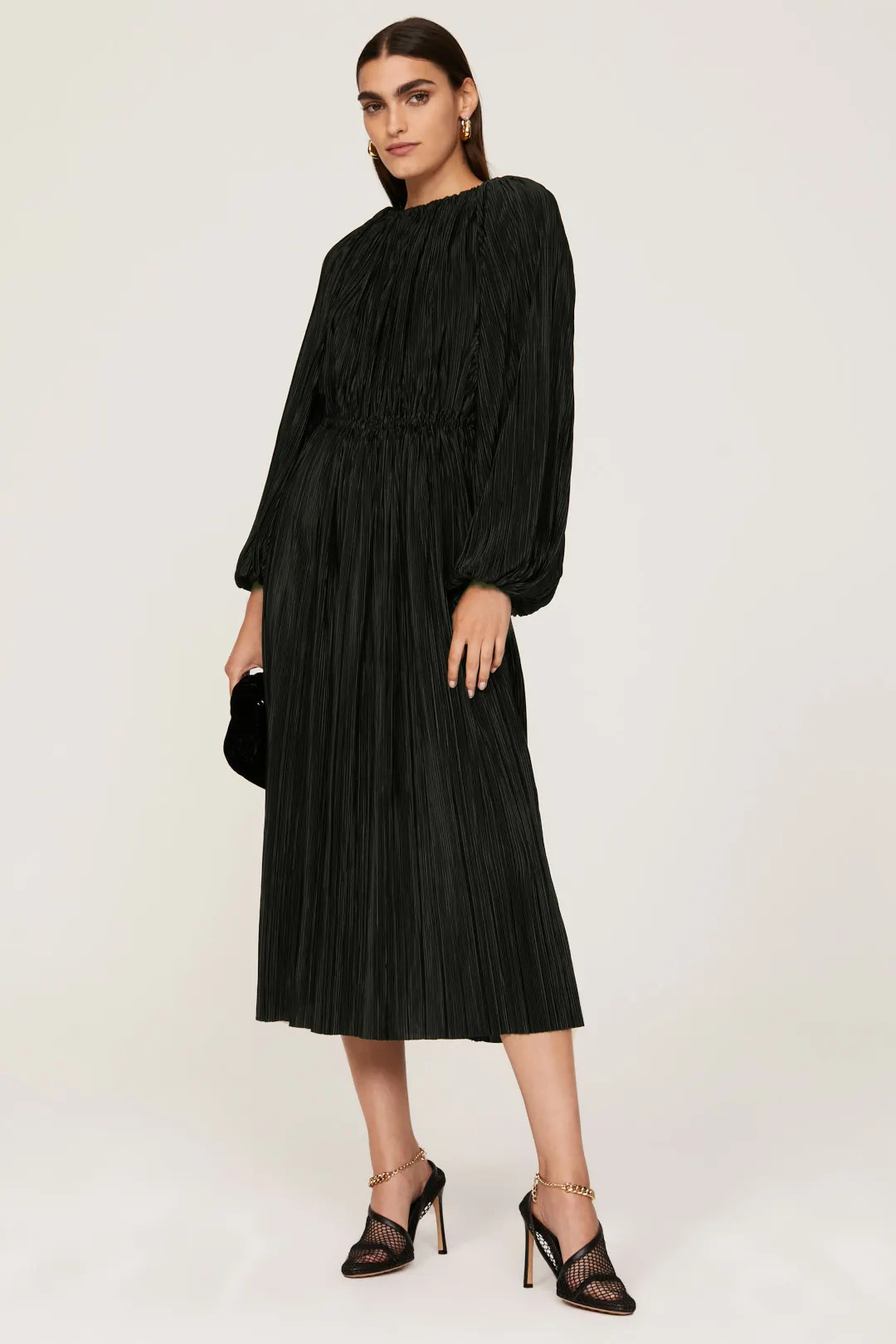 Atlein x RTR Pleated Midi Dress | Rent the Runway
