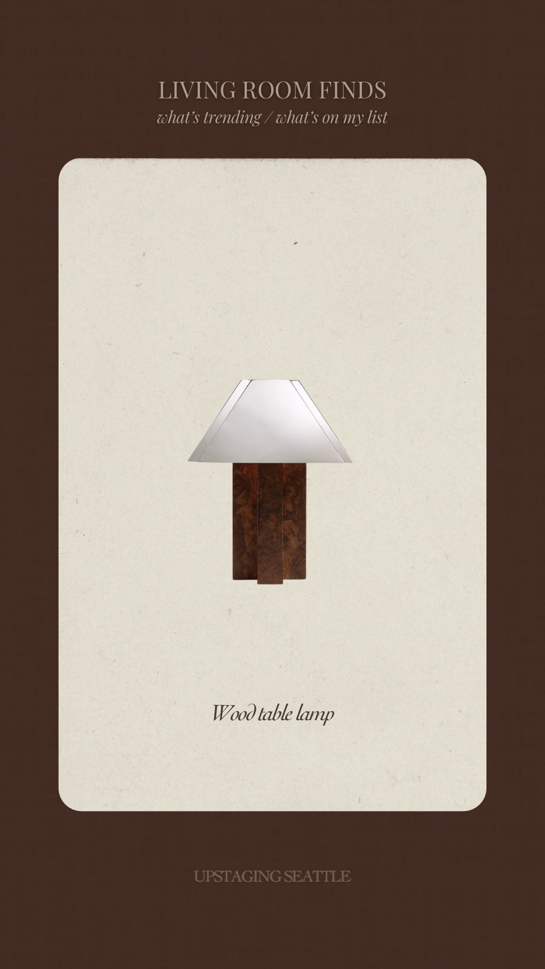 Create & barrel – wood table lamp – metal shade lamp – modern home decor – what’s trending ￼

#LTKHome #LTKdayinmylife #LTKSaleAlert
