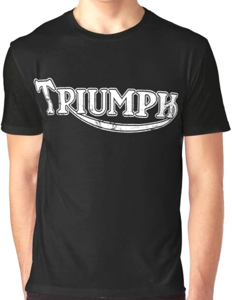 Triumph Logo Retro Classic - Vintage Motorcycle Unisex T Shirt | Amazon (US)