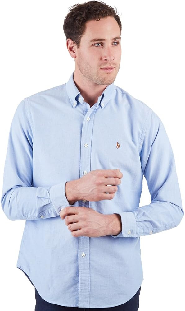 Ralph Lauren Polo Men's Long Sleeve Button-Down Oxford Shirt | Amazon (US)