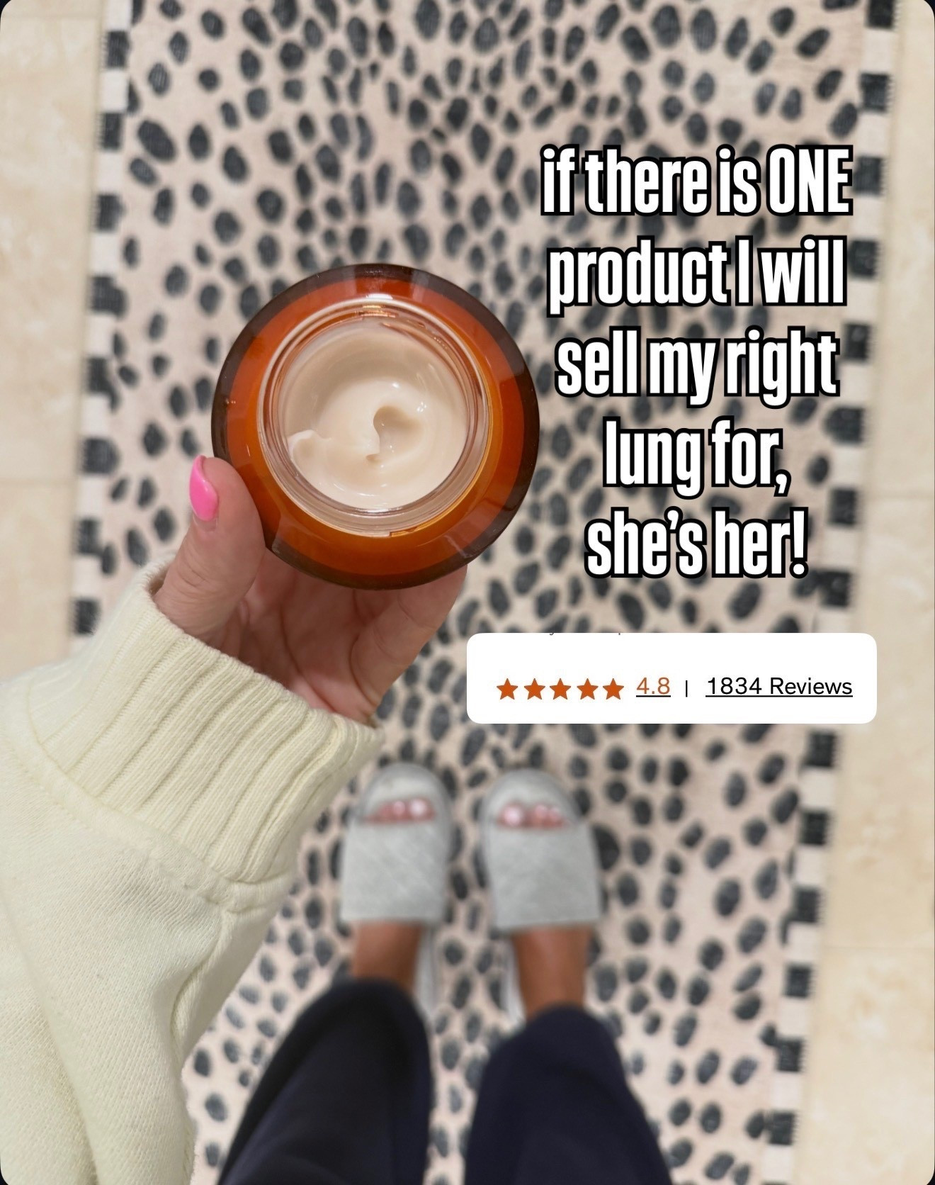 Beauty skincare makeup products I use everyday that help reverse aging - the reviews speak for themselves for this cream! 