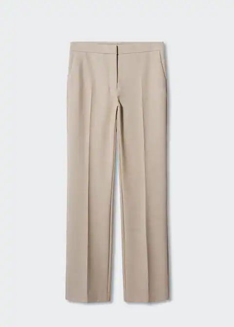 Straight suit trousers | MANGO (UK)