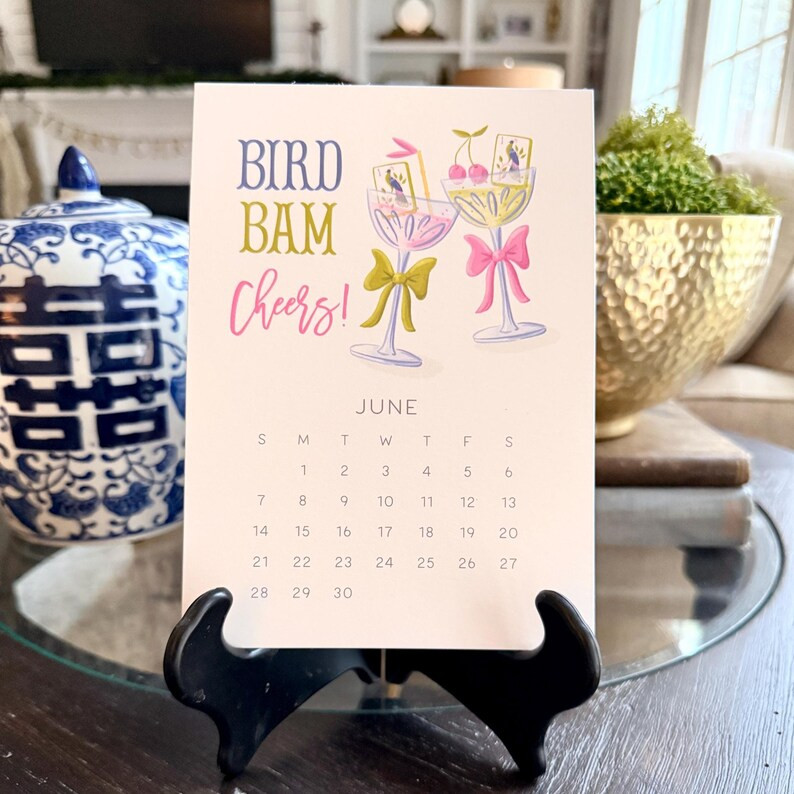 2026 Mahjong Time 5x7" Desktop Calendar • Colorful, Hand Illustrated Mahjong Lovers Holiday Gif... | Etsy (US)