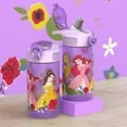 Zak Designs 16oz Princess Kids Straw Water Bottle, Durable Plastic Park Bottle with Easy-Open Loc... | Walmart (US)