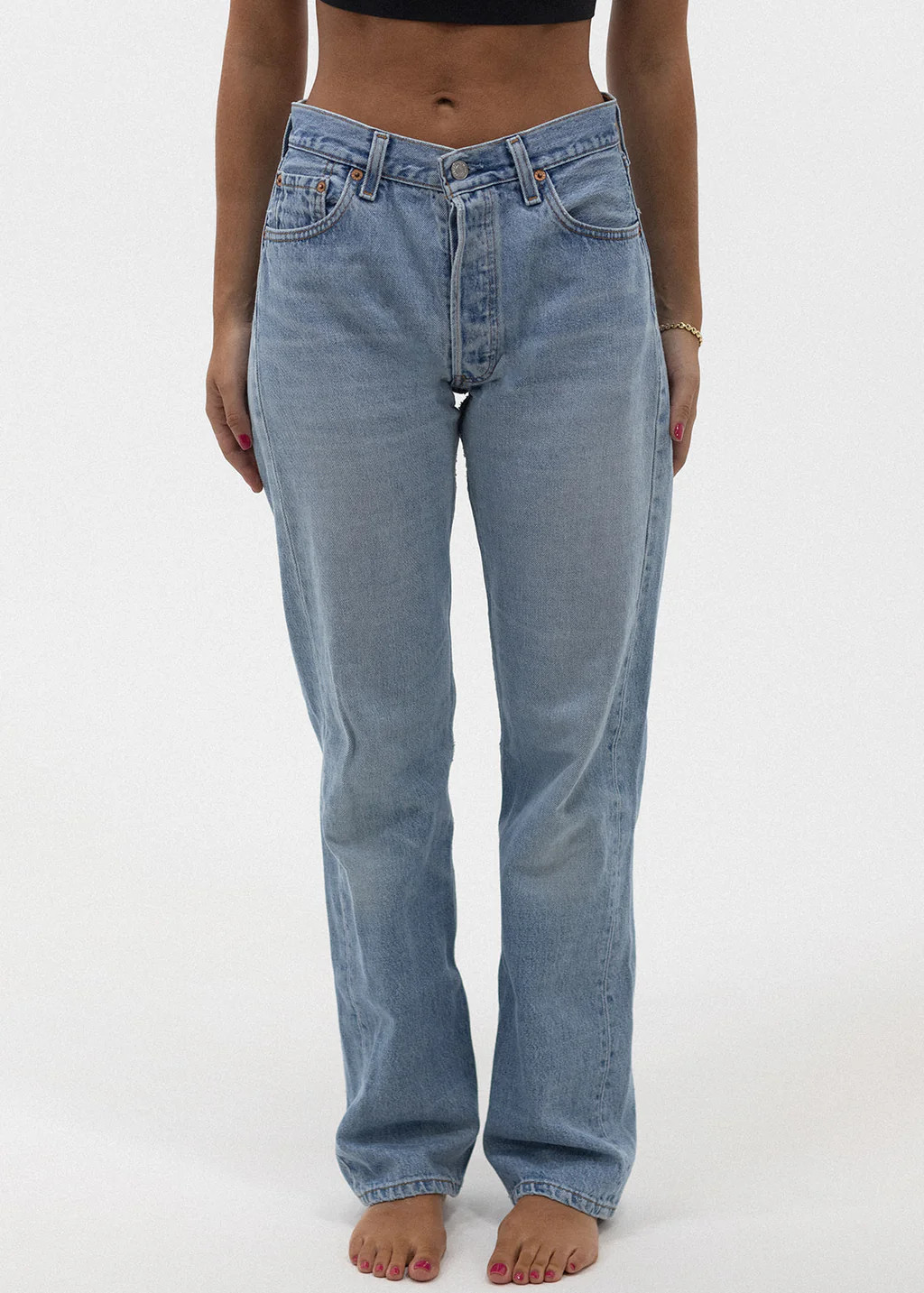 Light/Med Wash Custom Jeans *CUSTOM ORDER* | aligrace