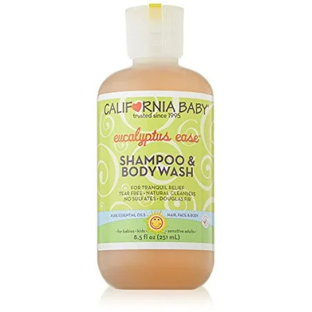 California Baby Shampoo & Body Wash - Eucalyptus Ease - 8.5 oz | Walmart (US)