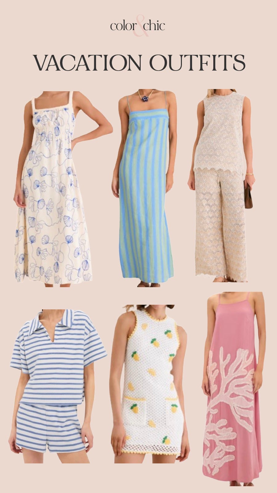 The perfect vacation outfits for all your trips this summer! @tuckernuck has the cutest sets, dresses, and more. #tuckernuckpartner

#LTKootd #LTKTravel #LTKSeasonal