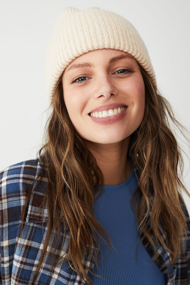 Racquel Ribbed Beanie | Cotton On (ANZ)
