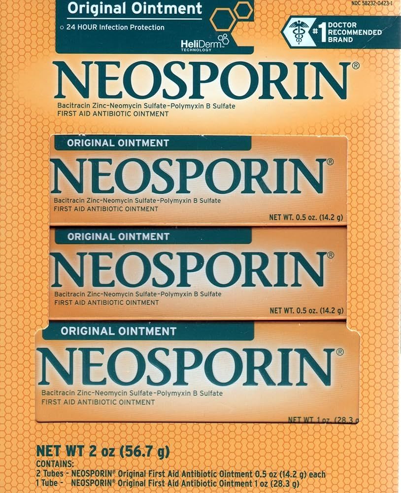 Neosporin Original First Aid Antibiotic Ointment Combo Pack, 2oz | Amazon (US)