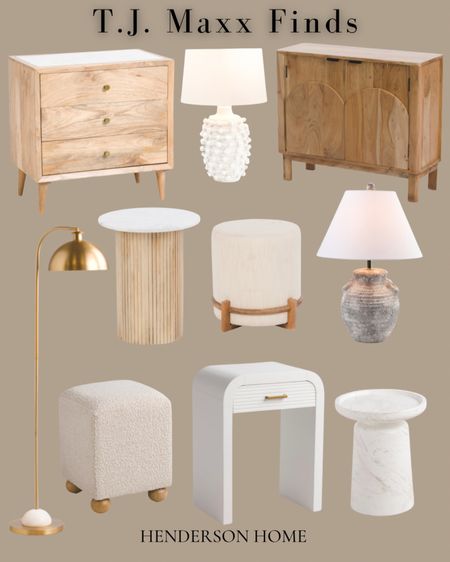 T.J. Maxx furniture finds on a budget !


Modern furniture. Modern organic. Side tables. End tables. Table lamps . Floor lamps. Night stand. Console table. Ottoman 

#LTKHome #LTKStyleTip