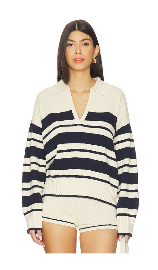 LPA Rindie Stripe Sweater in Cream. Size XXS. Also in L, M, S, XL, XS. | Revolve Clothing (Global)