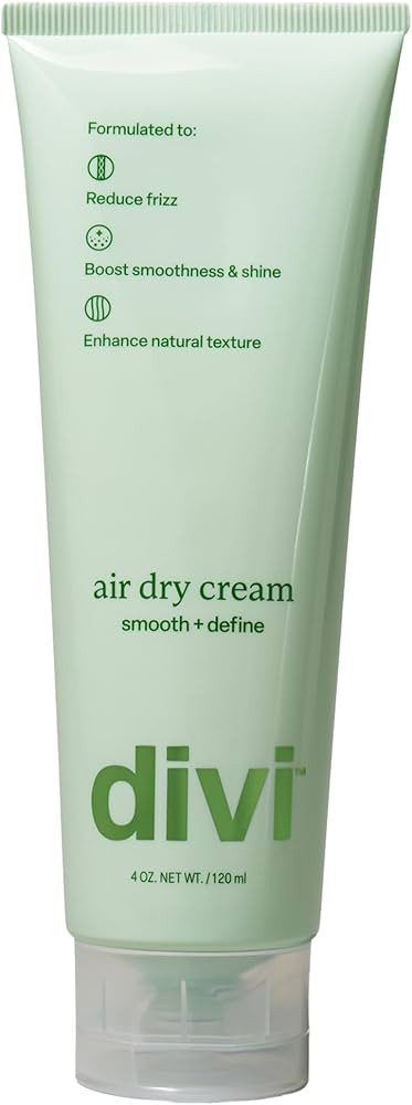 divi Air Dry Styling Cream for Natural Hair Texture, Smooths Frizz & Defines Curls | Amazon (US)