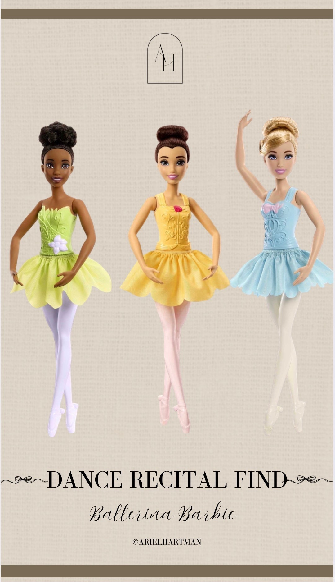 The cutest Disney princess Barbie under $6 and perfect addition to your dance recital bouquets! 

#LTKSeasonal #LTKmomlife #LTKKids