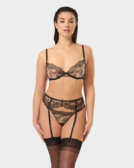 Alula Black/Sheer | Bluebella
