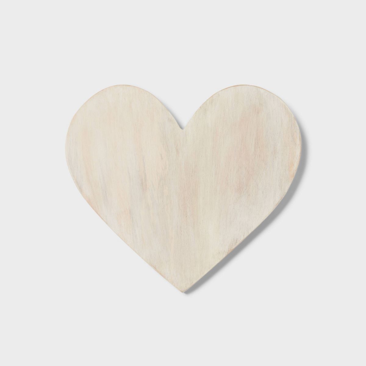 Valentine's Day Wooden Heart Trivet White - Threshold™ | Target