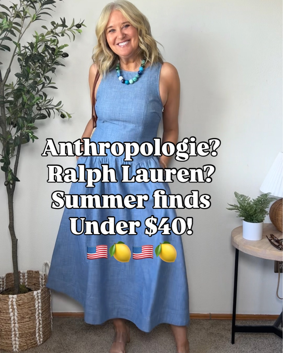Anthropologie? Ralph Lauren? Summer finds under $40!
Dress size small
Striped shirt size medium 
Shirts size small
Flag striped shirt size medium
Flag sweater size XL
Orange sweater size XL

#LTKdayinmylife #LTKmomlife #LTKOver40