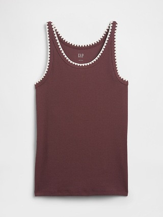 Ribbed Scoopneck Tank Top | Gap Factory