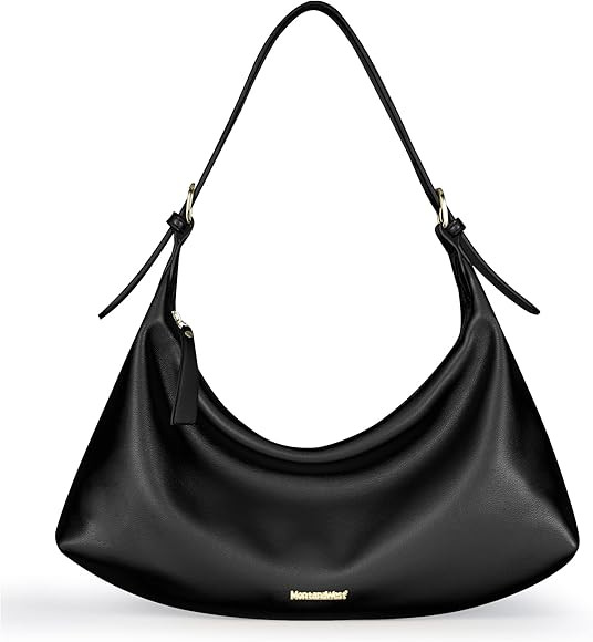 Montana West Cute Hobo Purses and Handbags for Women Ultra Soft Foldable Vegan Leather Shoulder T... | Amazon (US)