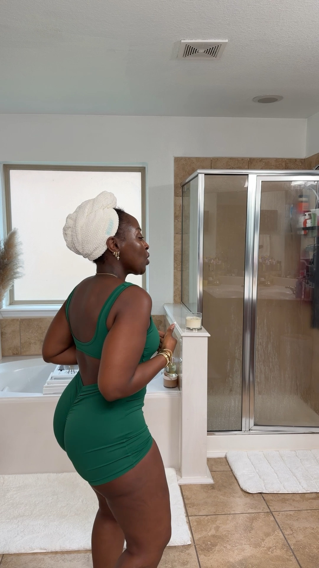 This is your sign to dance before you get in the shower because life is worth living! Wearing a medium in this jumpsuit.

#LTKmorningroutine #LTKdayinmylife #LTKmomlife