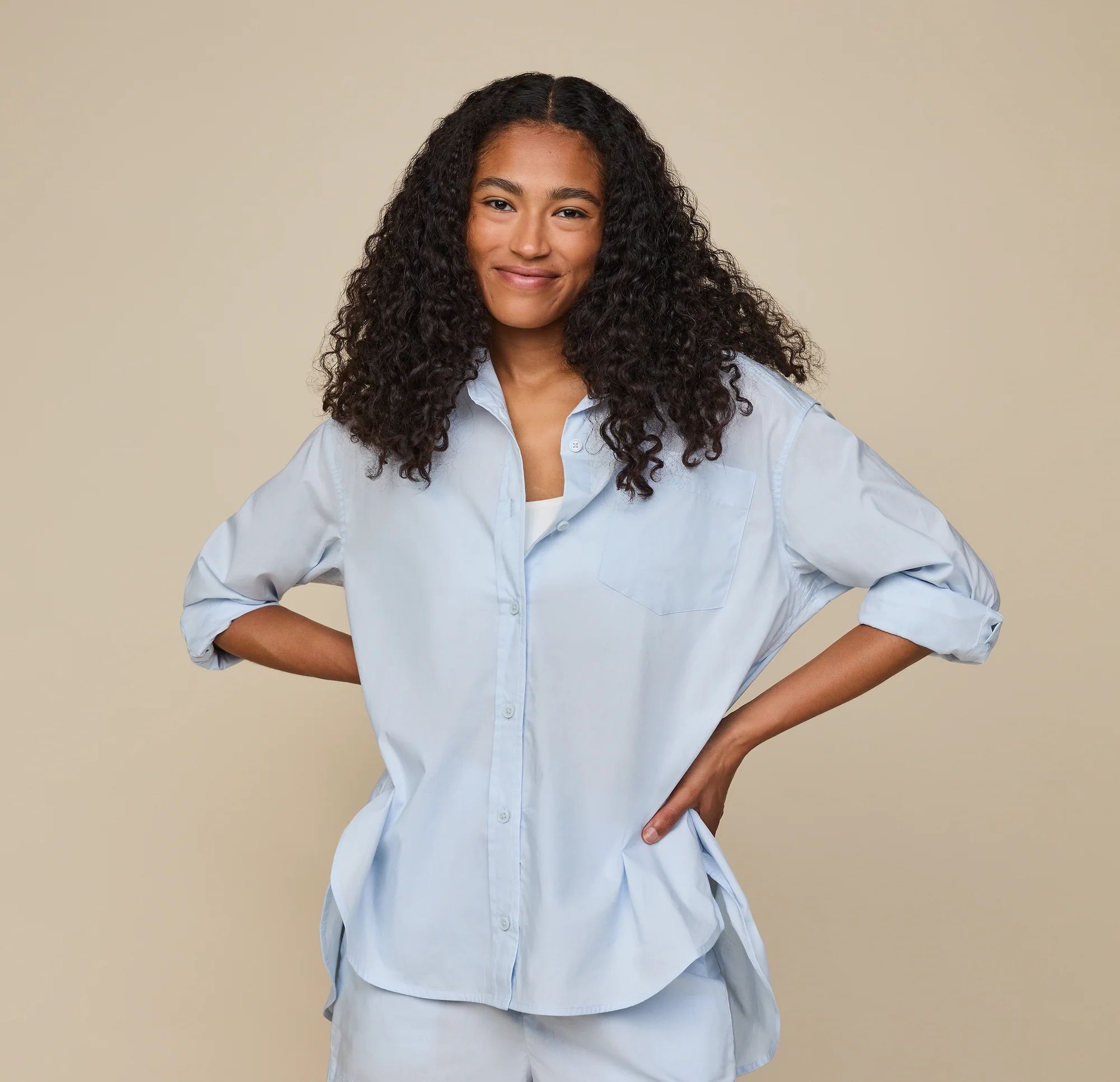 Classic Poplin Pajama Shirt | Harper Wilde