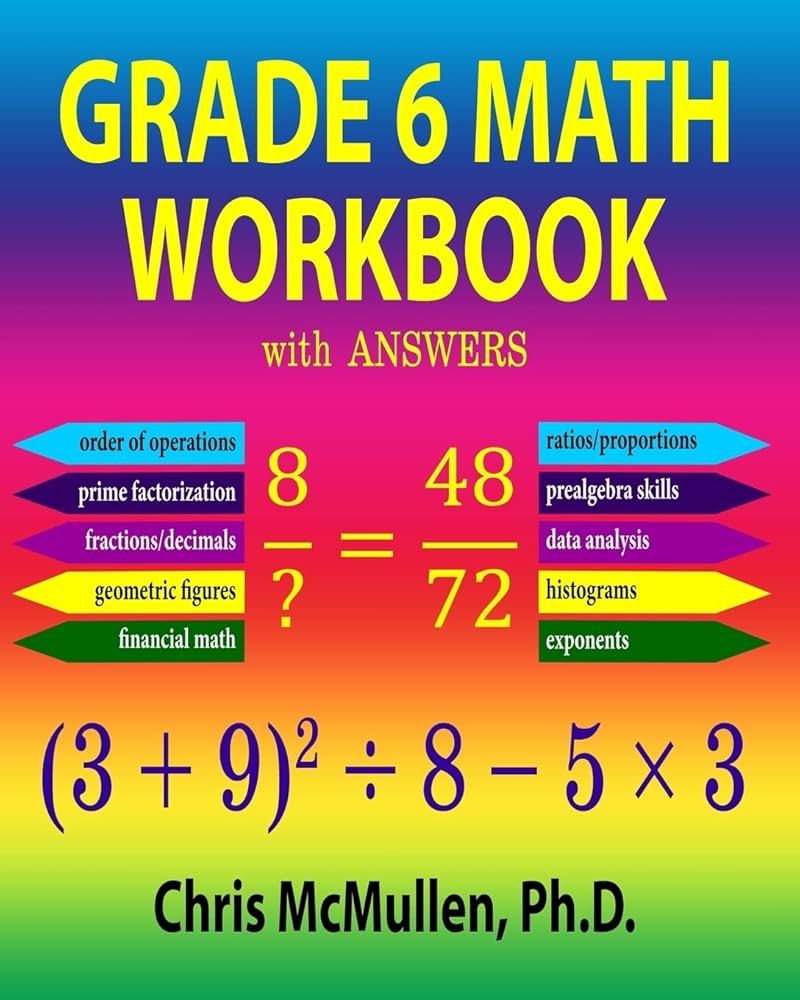 Grade 6 Math Workbook with Answers (Improve Your Math Fluency) | Amazon (US)