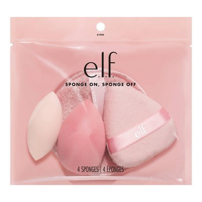 e.l.f. Sponge On, Sponge Off Holiday Cosmetic Tools Gift Set - 4ct | Target