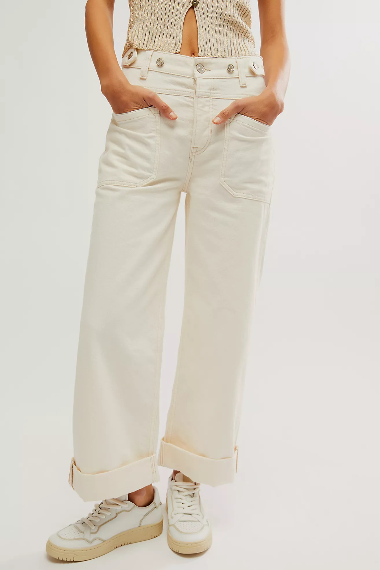 We The Free Palmer Cuffed Jeans | Free People (Global - UK&FR Excluded)