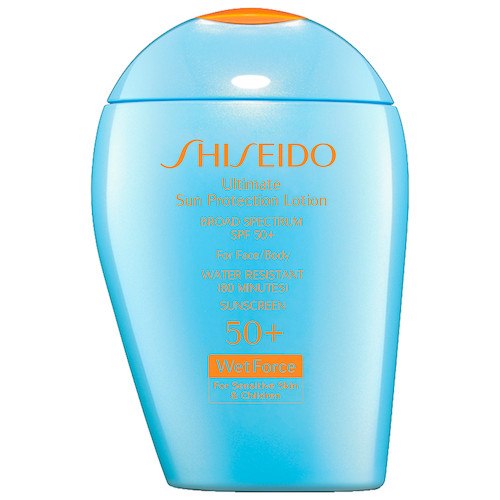 Ultra Sun Protection Lotion Broad Spectrum SPF 50+ WetForce for Sensitive Skin & Children - Shise... | Sephora (US)