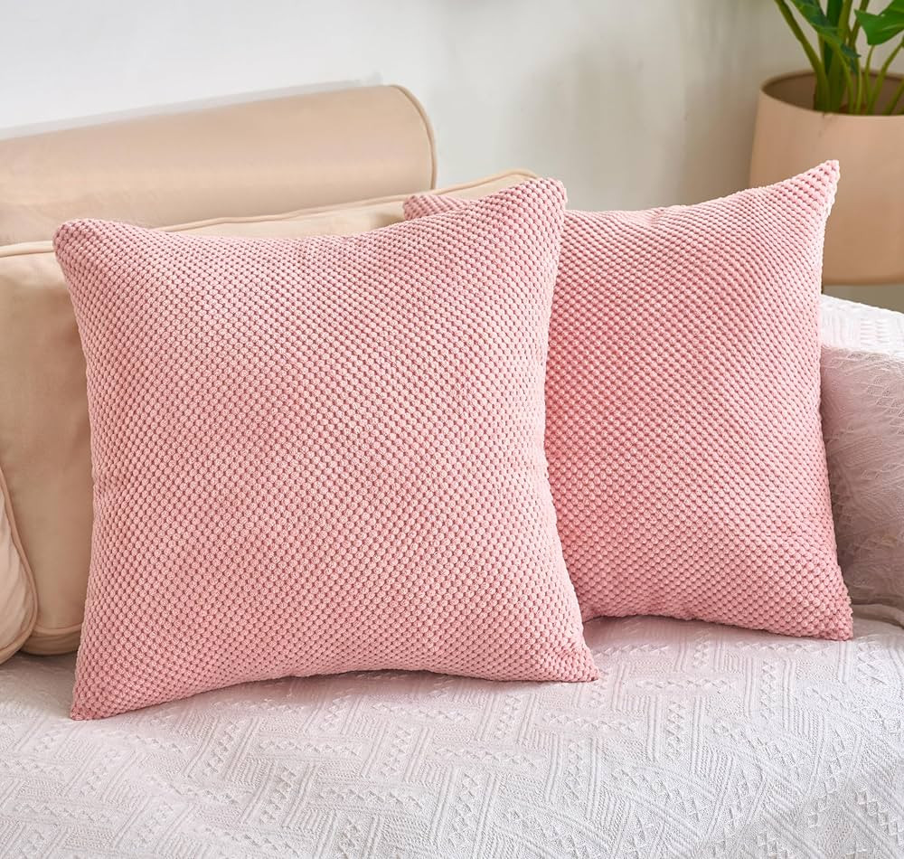 ERSINLEN Pack of 2 Fall Decorative Throw Pillow Covers 18x18 Inch for Living Room Couch Bed Sofa,... | Amazon (US)