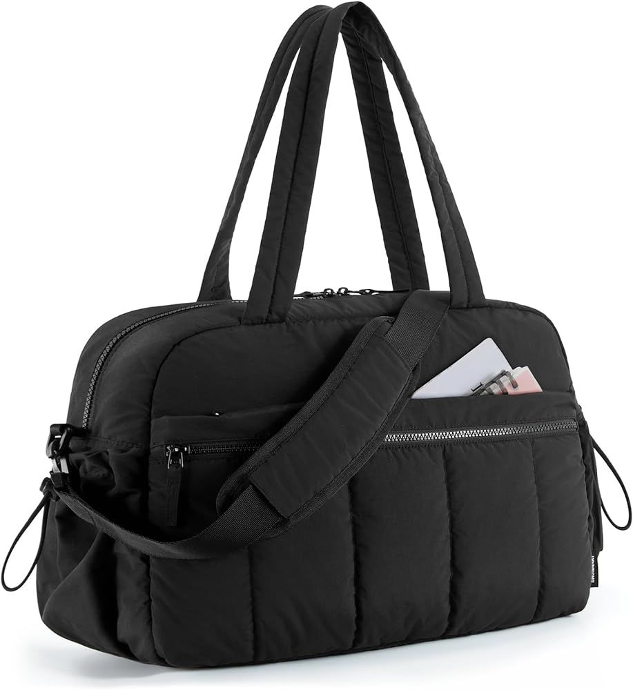 BAGSMART Travel Duffel Bag, Gym Bag for Women with Wet Pocket, Carry on Weekender Bags for Women,... | Amazon (US)