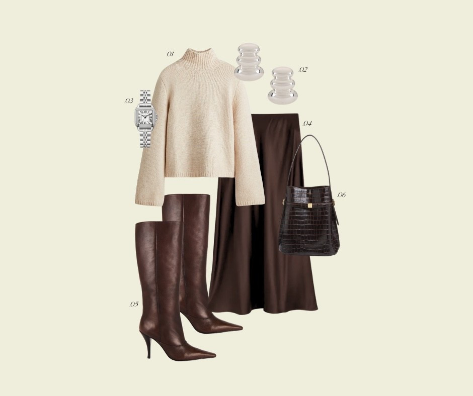 Revolve Accessories // Amazon Watch // H&M Sweaters // Winter Fashion // Satin Skirts // Winter Style 

#LTKootd #LTKSeasonal