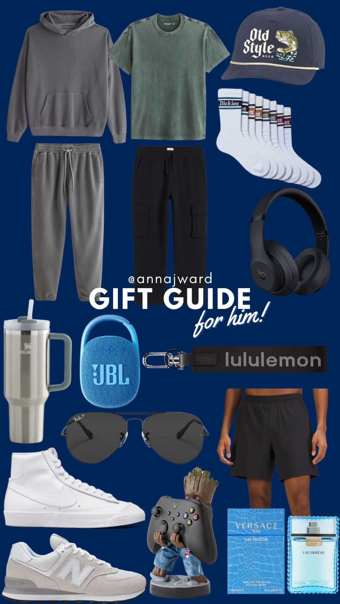 Gift Guide FOR HIM 🎄💙🎄 boyfriend gift guide. Husband gift guide. Brother gift guide. What to get him for Christmas. Boy Christmas wish list  

#LTKHoliday #LTKGiftGuide