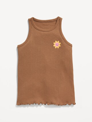 Rib-Knit Graphic Tank Top for Girls | Old Navy (US)