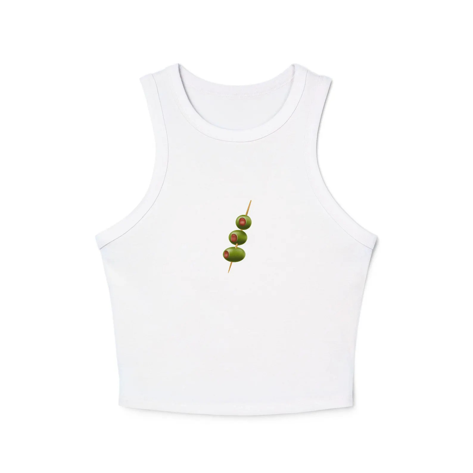 Martini Olive Women's Micro Rib Racer Tank Top - Etsy | Etsy (US)