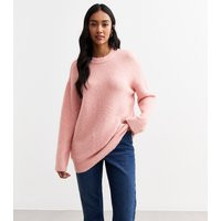 Women's Pink Teddy Texture Knit Jumper New Look | New Look (UK)