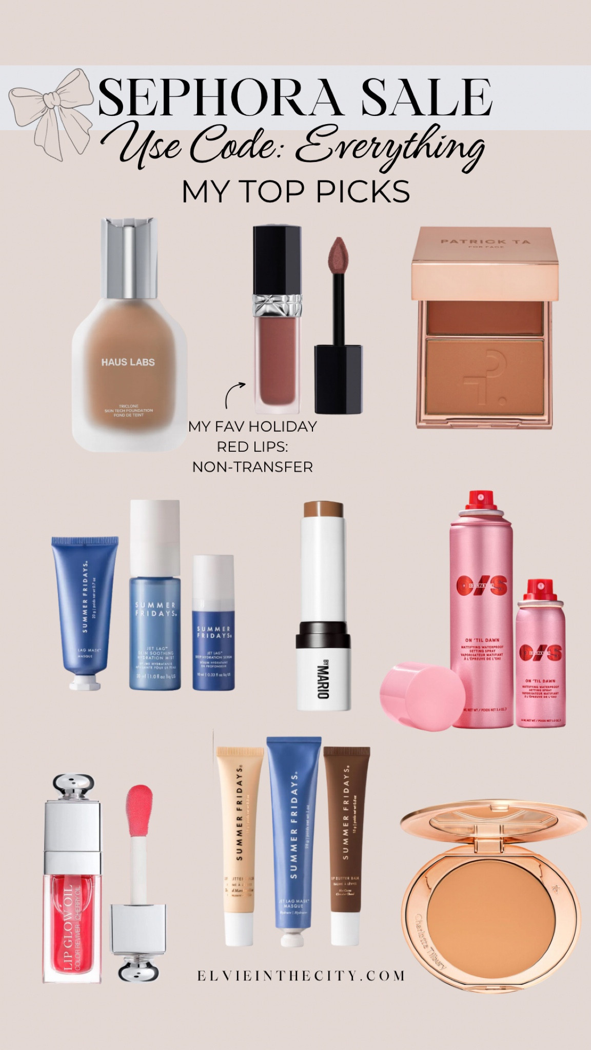 Save up to 20% at the Sephora Savings Event with code EVERYTHING.
Foundation: shade 330
Powder/Cream Blush Duo shade She’s So L.A.
Lip Gloss shade Cherry 015
Red Lipstick shade 861
Pressed Powder shade 3
beauty sale, makeup favorites, over 50 style, Sephora sale

#LTKFindsUnder50 #LTKBeauty #LTKSaleAlert