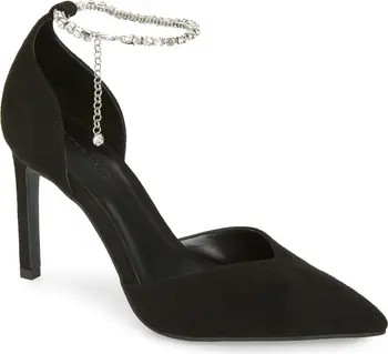 Ashtyn Chain Strap Pointed Toe Pump | Nordstrom