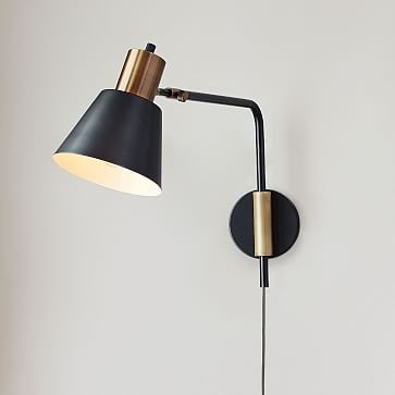 west elm & Rejuvenation Cylinder Adjustable Sconces | West Elm (US)