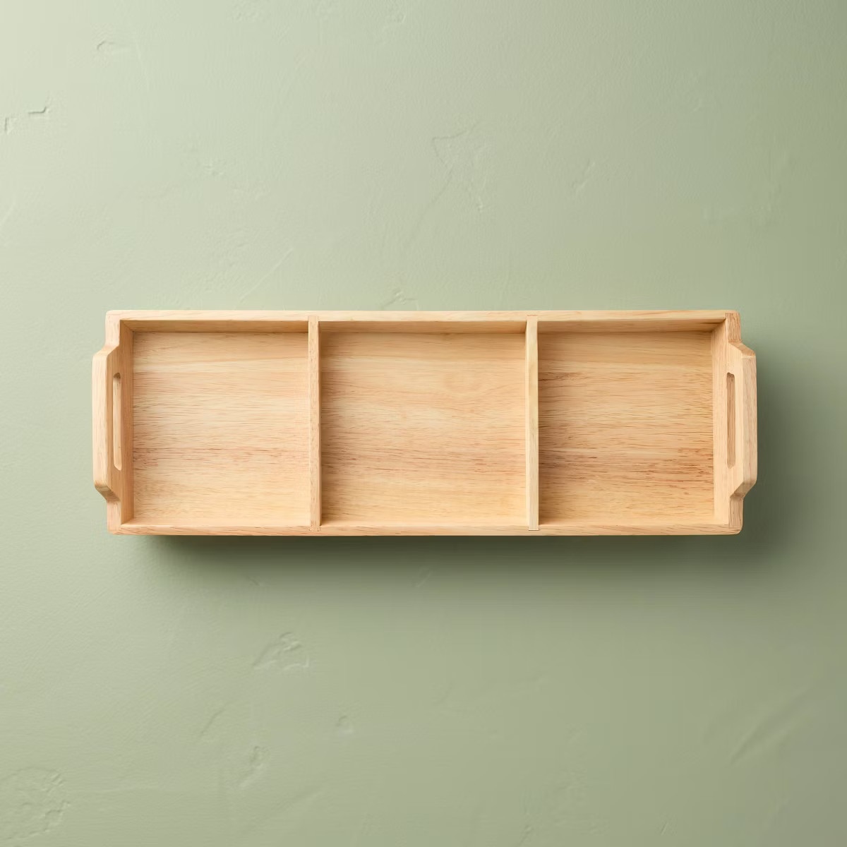 19" Foldable Wood Serving Tray Brown - Hearth & Hand™ with Magnolia | Target