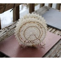 Kitsch 50's Napkin Holder With The Metal Holder & Plastic Lace A Mid Century Classic | Etsy (US)