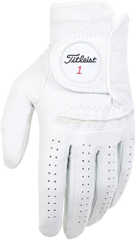 Titleist Perma-Soft Men's Regular Left Pearl, Large | Amazon (US)
