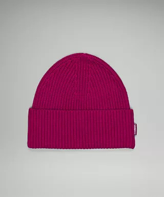 Ribbed Merino Wool-Blend Knit Beanie | Unisex Hats | lululemon | Lululemon (US)