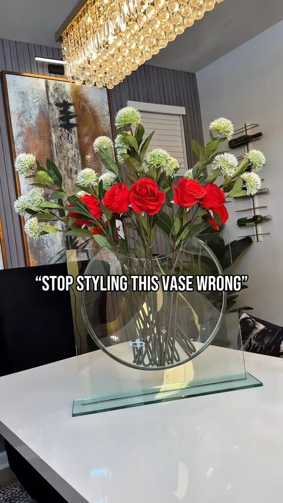 Modern Vase Styling | Tall Floral Arrangement Ideas
Statement vases look best when styled with tall stems that draw the eye upward and create a more elevated look. Short stems can make large vases feel empty, but tall florals instantly give the arrangement a fuller, designer-inspired appearance.
Using realistic faux stems is a great way to create a long-lasting arrangement that keeps your space looking polished without constant replacements.
Shop the statement vase and floral stems used in this styling below.
Let’s decorate. ✨ 

 #LTKSeasonal #LTKHome #LTKSaleAlert