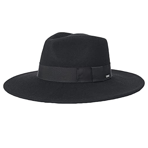 Brixton Women's Joanna Felt Hat, Black, Medium | Amazon (US)