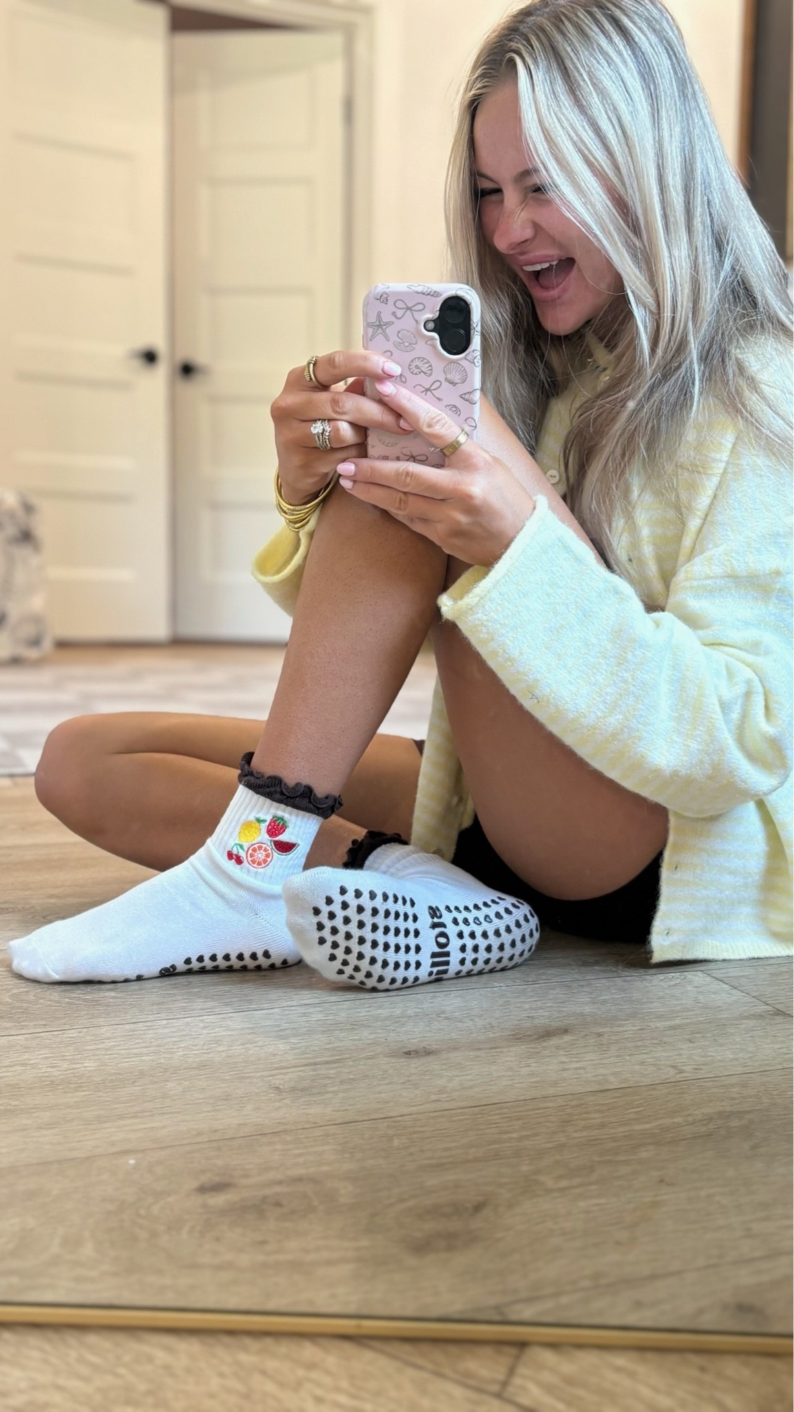 These socks are too cute!! 🥰 🍒🍋🍓

#LTKootd #LTKActive