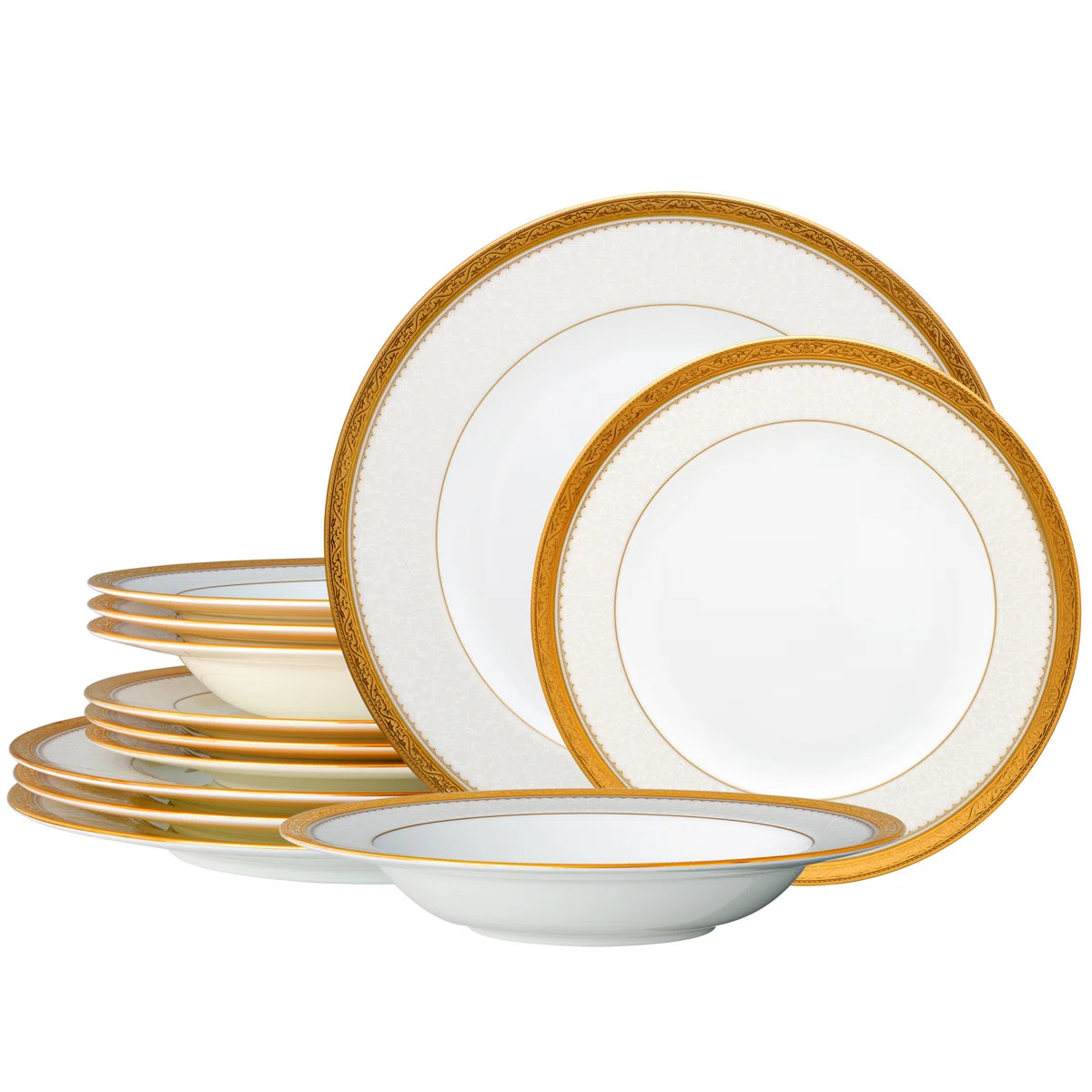 Noritake Odessa 12-Piece Dinnerware Set, Service For 4 | Wayfair | Wayfair North America
