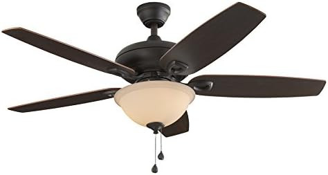 Harbor Breeze Coastal Creek 52-in Bronze Indoor Ceiling Fan with Light Kit | Amazon (US)