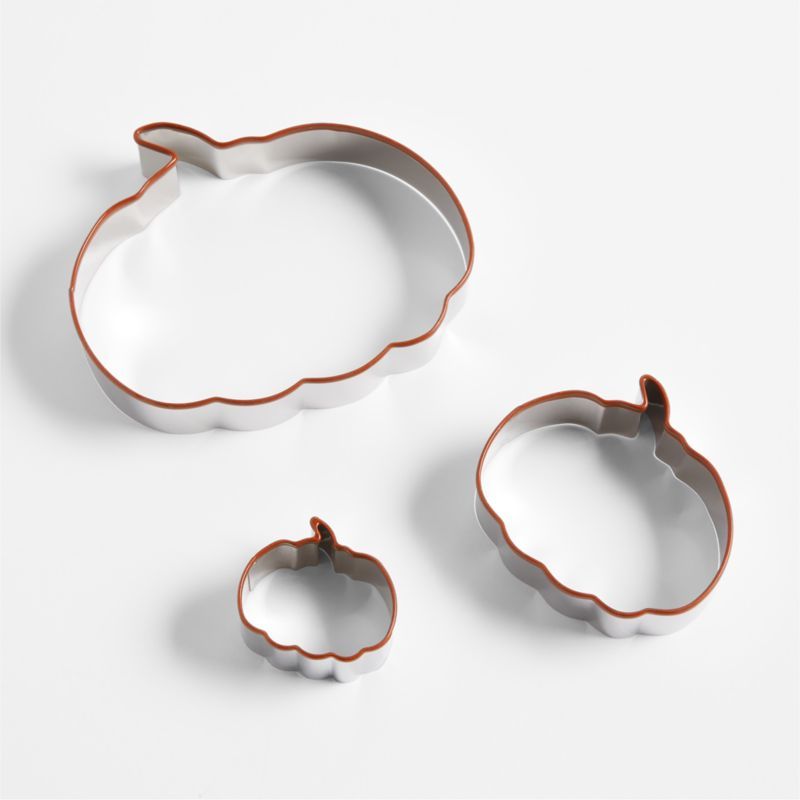 Pumpkin Cookie Cutters, Set of 3 | Crate & Barrel | Crate & Barrel