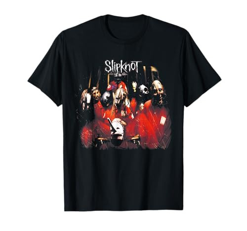 Slipknot Official Self Titled T-Shirt - Men's Black Small Crew Neck Short Sleeve T-Shirt | Amazon (US)