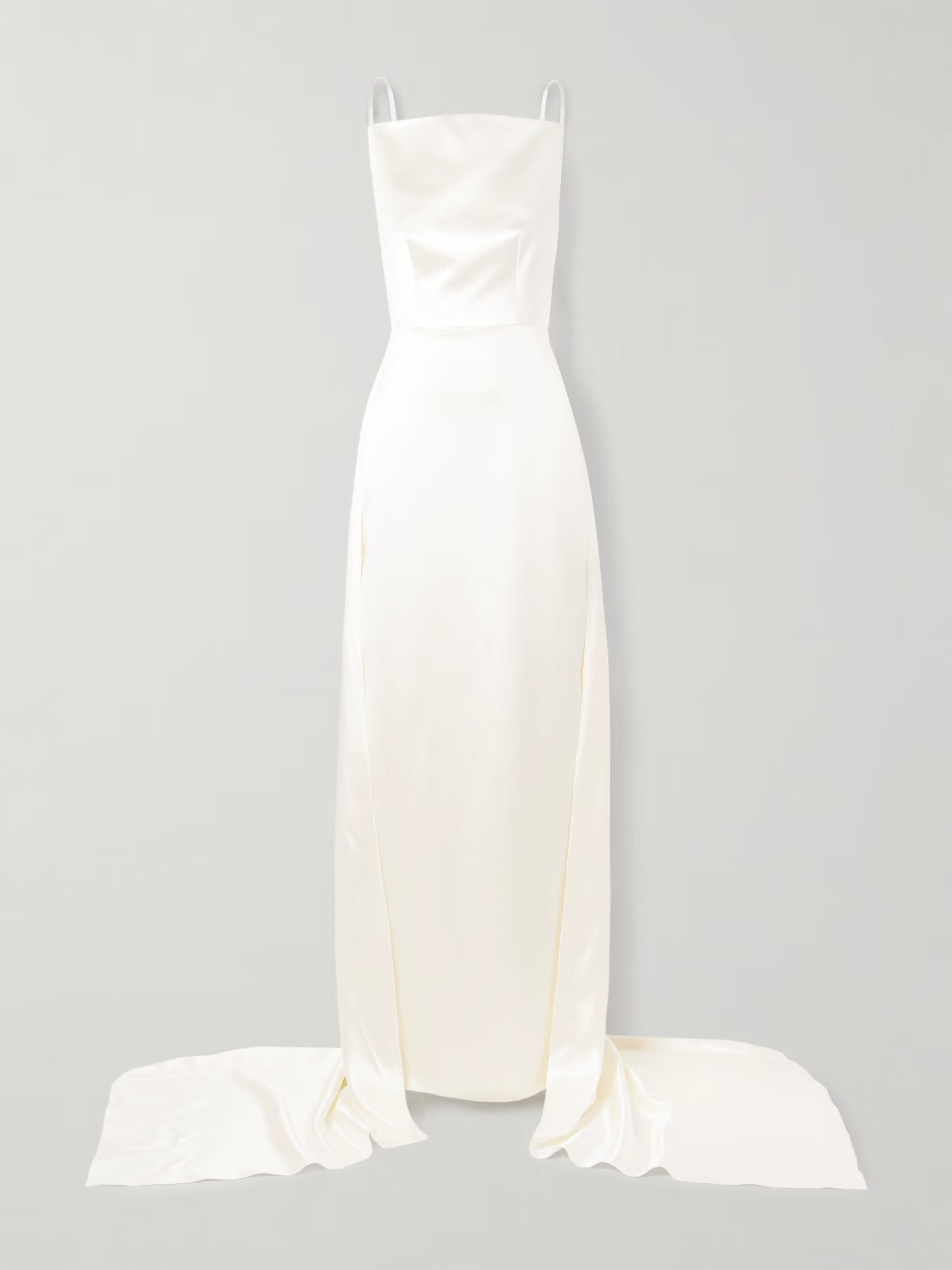 Emerson silk and wool-blend satin gown | NET-A-PORTER (US)